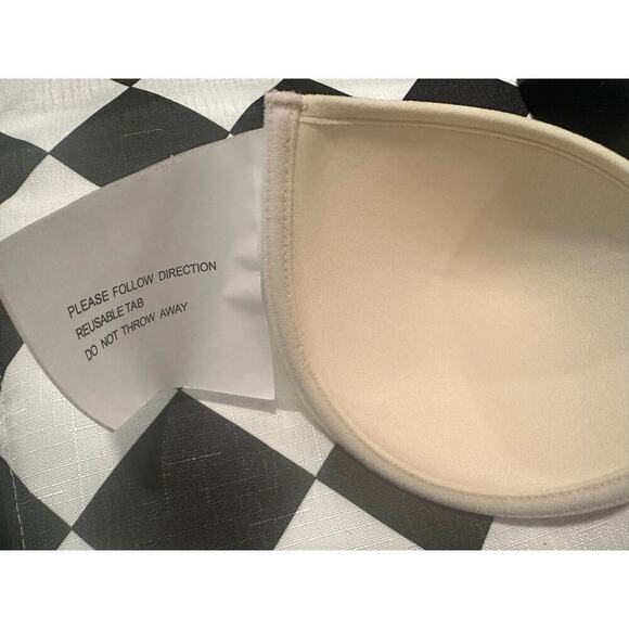 Victoria secret Adhesive Plunge Bra nude size D sexy intimate - Picture 7 of 7